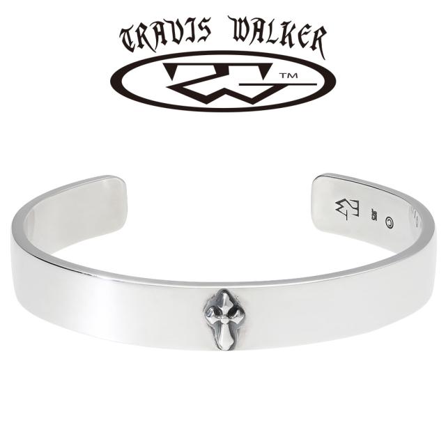 TRAVIS WALKER トラヴィスワーカー TW スモール アロー クロス シルバー バングル ブランド 公式 正規品 シルバー925 アクセサリー 腕輪 シンプル