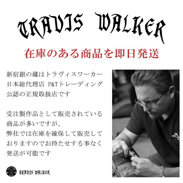 TRAVIS WALKER トラヴィスワーカー 18K イエローゴールド スモール ダブル クロス バングル シルバー ブランド 公式 正規品 シルバー925 アクセサリー