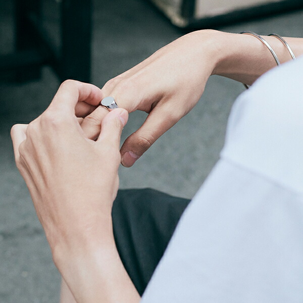 ティファニー シグネットリング 8号 Tiffany ティファニー TIFFANY