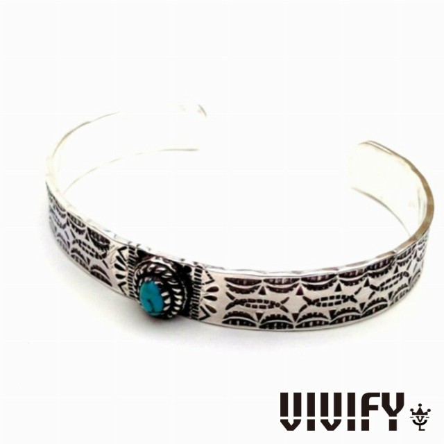 VIVIFY ビビファイ アクセサリー ブレスレット バングル シルバー ターコイズ Bangle ドーム 雨 恵み 雫 安定の通販は