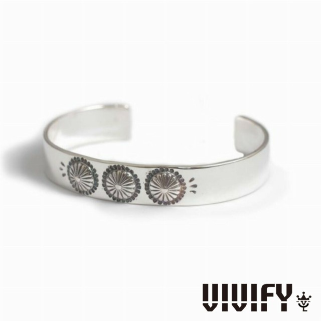 VIVIFY ビビファイ アクセサリー ブレスレット バングル シルバー Triplet JP Flower Bangleの通販は