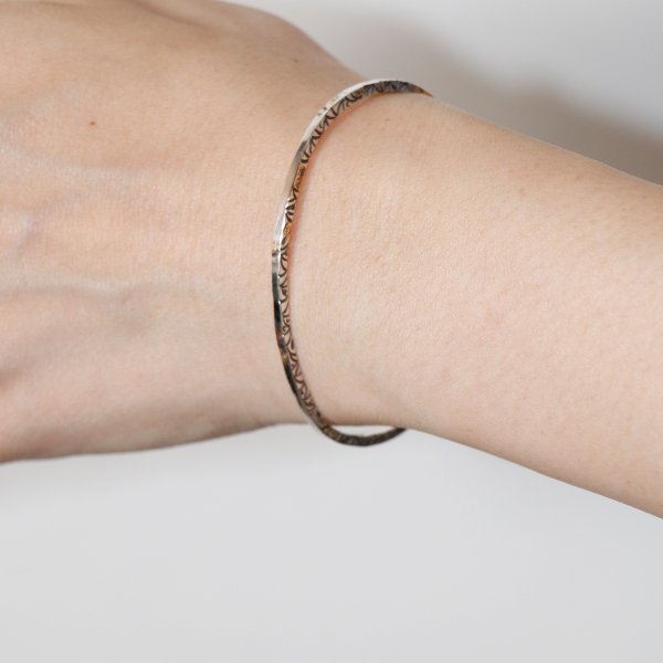 VIVIFY ビビファイ アクセサリー ブレスレット バングル シルバー ゴールド サイドアラベスク Bangle w Gold_3
