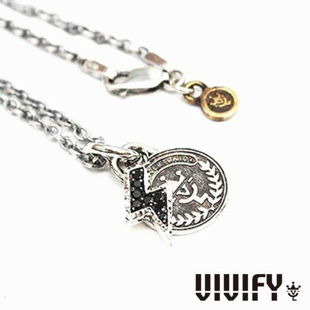 VIVIFY ビビファイ アクセサリー ネックレス シルバー Lightning & Coin Necklace ブラック