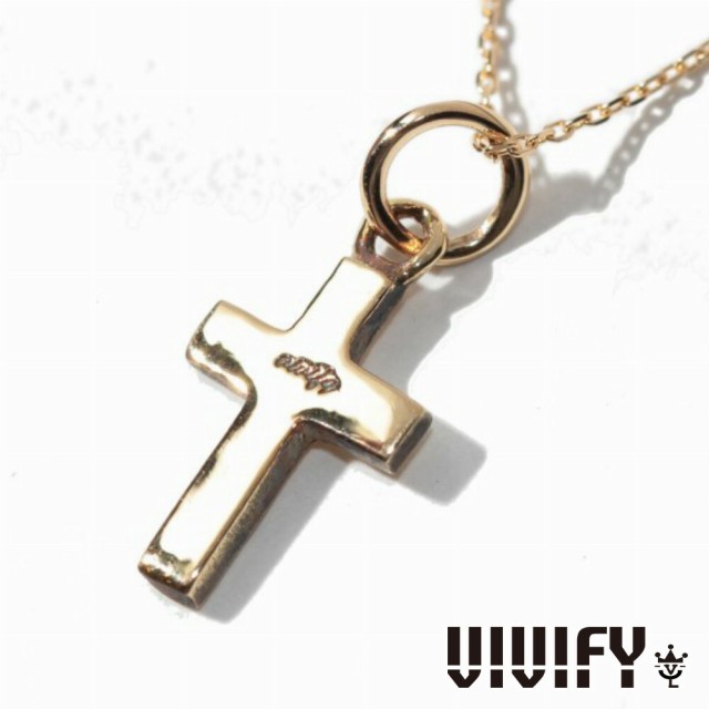 VIVIFY ビビファイ アクセサリー ネックレス ゴールド K18Gold Cross Necklace