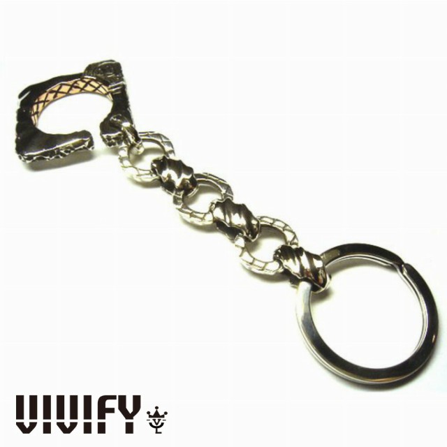 VIVIFY ビビファイ アクセサリー ウォレットチェーン キーチェーン シルバー Circular Fence Parts Key Chain