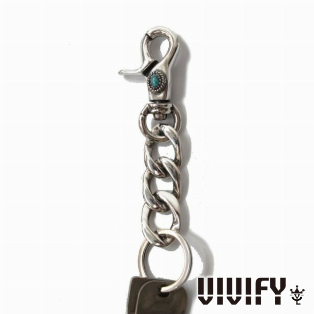 VIVIFY ビビファイ アクセサリー ウォレットチェーン キーチェーン シルバー NativeStyle SwivelHook FlatLink KeyChain