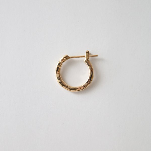 VIVIFY ビビファイ アクセサリー フープピアス ゴールド K18Gold 槌目 Hoop Pierce S 1P 片耳用の通販は