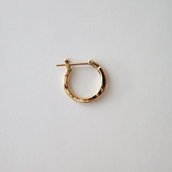VIVIFY ビビファイ アクセサリー フープピアス ゴールド K18Gold 槌目 Hoop Pierce S 1P 片耳用の通販は