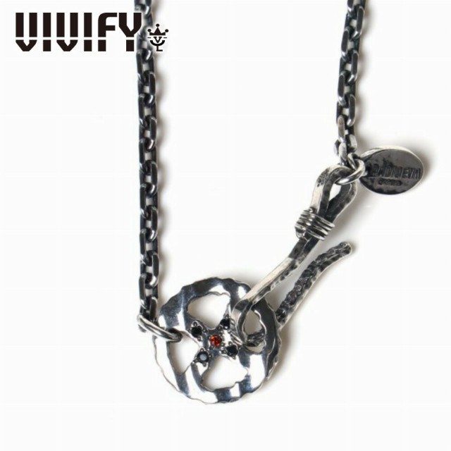 VIVIFY ビビファイ RADIO EVA エヴァンゲリオン公式 アクセサリー ネックレスチェーン EVANGELION X Wheel Clasp Chain NERV