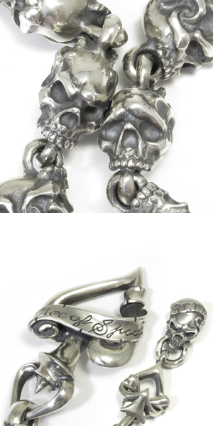 ☆送料無料☆【RAT RACE(ラットレース)】ツーフェイス/スカル シルバー