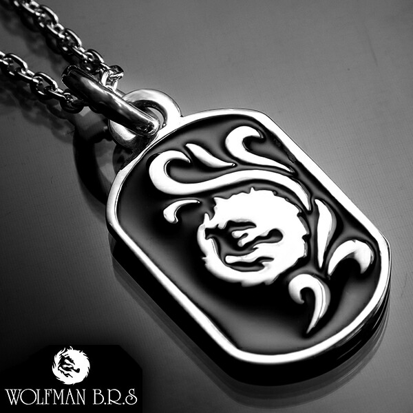 ウルフマン BRS 925 ドックタグ ネックレス トップ