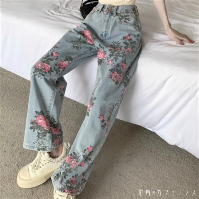 パンツ ボトム ガウチョ ロング マキシ ポケット ハイウエスト ブルーデニム かわいい 大人可愛い 大人女子 綺麗 シンプル カジュアル 大人 上品 おしゃれ お洒落 こなれ感 ラフ コンサバ 着痩せ レディライク 春 夏 20代 30代 40代 レディース 女性 授業参観 デート お出かけの通販は