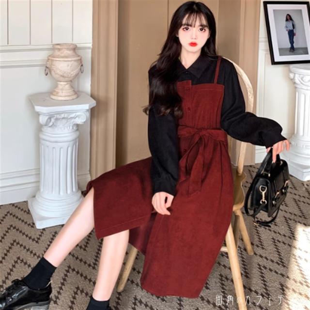 ワンピース ロングワンピ 2色 ロング ミモレ 長袖 Vネック Aライン フレア ボタン 薄手生地 エレガント 可愛い 大人可愛い きれいめ シンプル カジュアル シック コンサバ 華やか 大人 上品 おしゃれ お洒落 レトロ 主役級 こなれ感 高見え 高級感 フェミニン 無地 春 秋の通販は 5,112円