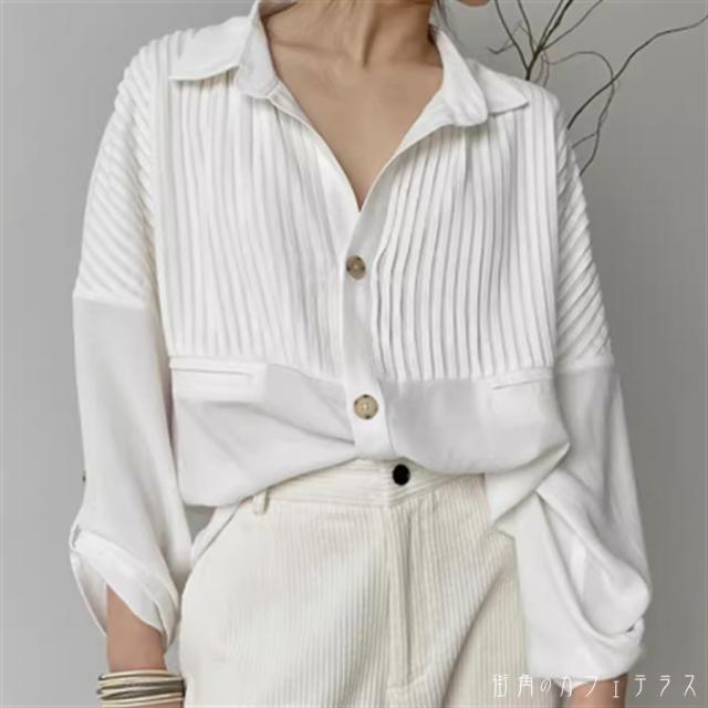 トップス ブラウス 長袖 Vネック Aライン フレア プルオーバー 薄手生地 かわいい 大人可愛い 大人女子 こなれ感 シンプル カジュアル 大人 上品 おしゃれ お洒落 ラフ コンサバ ガーリー 無地 春 夏 秋 20代 30代 40代 女性用 レディース デート お出かけ お茶会 女子会 休日の通販は