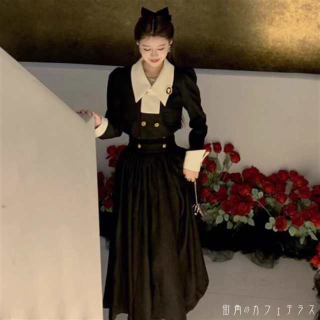 ドレスデート ロングドレス 衣装 パーティドレス ロング マキシ 長袖 Vネック Aライン フレア コルセット 編み上げ レースアップ リボン エレガント 可愛い 大人可愛い きれいめ シンプル カジュアル シック コンサバ 華やか 大人 上品 おしゃれ お洒落 レトロ 主役級の通販は