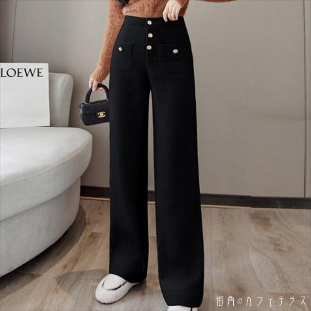 ボトムス パンツ 2色 ガウチョパンツ フレア Aライン ガウチョ ロング ロング丈 マキシ マキシ丈 厚手生地 ポケット かわいい 大人可愛い 大人女子 綺麗 シンプル カジュアル 大人 上品 おしゃれ お洒落 こなれ感 ラフ エレガント コンサバ 着痩せ 無地 冬 30代 40代の通販は 4,752円