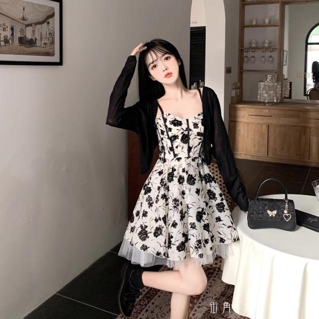 レディース ドレス パーティードレス ワンピース ミディアム丈 ミドル丈 ミニ丈 キャミドレス キャミソール ドレス フラワー キュート 大人かわいい Aライン ノースリーブ 結婚式 ２次会 お呼ばれ パーティー お食事会 ディナー ランチ お出かけ 春夏の通販は 5,681円