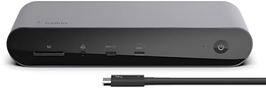 (中古品) 【VGP 2022受賞】Belkin CONNECT Pro 12-in-1 Thunderbolt 4 Dock ドッキングステーション M1 Pro/Max MacBook Pro / M1 iPad Pro / EVO Windows 10 / デュアル/トリプルディスプレイ対応 HDMI 8K USB-C PD 90W TB4ケーブル(0.8m)付属 INC006qcSGY