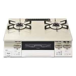 (中古品) リンナイ ガステーブル【プロパンガスLP用】Rinnai ラクシエfine 右ハイカロリーバーナー KG66VTWR-LP