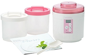(中古品) TANICA 【温度調節機能で市販・カスピ海・ケフィアヨーグルト / 納豆・甘酒に対応】 ヨーグルティア スタートセット ピンク YM-1200-NR 19,950円