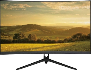 (中古品) WIS 27インチ PCモニター ゲーミングモニター 曲面 ディスプレイ 144Hz 165Hz 1ms VAパネル AMD FreeSync 湾曲モニター FPS向き レスフレーム フルHD ノングレア メーカー保証 AS-G27CMT