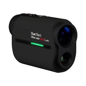 (中古品) Shot Navi(ショットナビ) ゴルフ レーザー距離測定器 Voice Laser Red Leo BK 視認性 赤色OLED採用 高速0.3秒計測 高低差 充電式 レーザー距離計測器 日本製