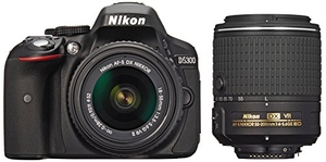 (中古品) Nikon デジタル一眼レフカメラ D5300 ダブルズームキット2 ブラック
