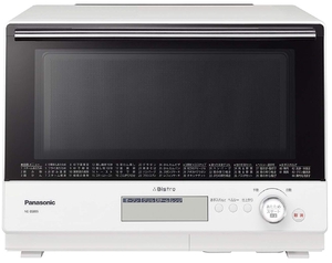 (中古品) パナソニック ビストロ スチームオーブンレンジ 30L ヘルツフリー ホワイト NE-BS805-W