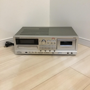 (中古品) TEAC CD/カセットレコーダー USB接続対応 シルバー AD-RW900-S