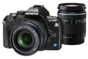(中古品) OLYMPUS デジタル一眼レフカメラ E-420 ダブルズームキット E-420WKIT