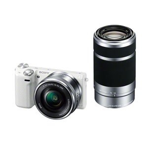 (中古品) SONY デジタル一眼カメラ「NEX-5T」ダブルズームレンズキット(ホワイト) NEX-5TY-W