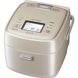 (中古品) 三菱 IHジャー炊飯器（3.5合炊き） 白和三盆MITSUBISHI 本炭釜 NJ-SW069-W