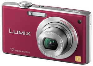 (中古品) パナソニック デジタルカメラ LUMIX (ルミックス) FX40 フレッシュレッド DMC-FX40-R