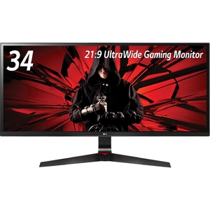 (中古品) LG ゲーミングモニター ディスプレイ 34UM69G-B 34インチ/21:9 ウルトラワイド/IPS非光沢/5ms(1ms MBR)/スピーカー/USB Type-C・DisplayPort・HDMI