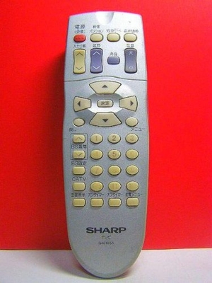 (中古品)シャープ テレビリモコン GA010SA