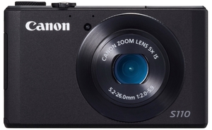 (中古品) Canon デジタルカメラ PowerShot S110 約1210万画素 F2.0 光学5倍ズーム ブラック PSS110(BK)