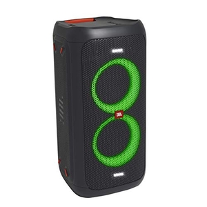 (中古品) JBL PARTYBOX100 Bluetoothスピーカー ワイヤレス マイク入力/ギターアンプ入力搭載 ブラック JBLPARTYBOX100JN 【国内正規品】