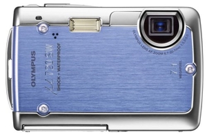 (中古品) OLYMPUS デジタルカメラ μ720SW アクアブルー μ720SWBLU