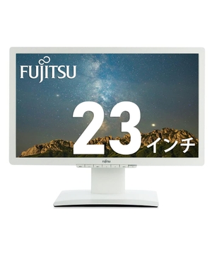 (中古品) 【中古品】富士通 23型液晶モニター VL-B23T-7 / IPSワイドモニター/解像度:フルHD（1920×1080）/ 非光沢/VESAマウント/画面回転機能/VGA、DVI-D、Displayport/HDMI対応可能（変換ケーブル付属）/ Switch？PS対応/PC King