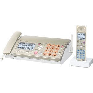 (中古品) シャープ デジタルコードレスFAX 子機1台付き 1.9GHz DECT準拠方式 シャンパンゴールド UX-610CL-N