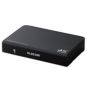 (中古品) エレコム HDMI分配器 4K 60Hz(18Gbps) 1入力 2出力 HDCP2.2対応 VSP-HDP12BK