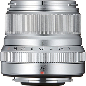 (中古品) 富士フイルム(FUJIFILM) X 交換レンズ フジノン 単焦点 準広角 コンパクト 23mm F2 防塵防滴耐低温 絞りリング シルバー F XF23MMF2 R WR S
