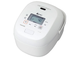 中古品) 東芝 真空IHジャー炊飯器（5.5合炊き）ホワイトTOSHIBA 炎 匠 
