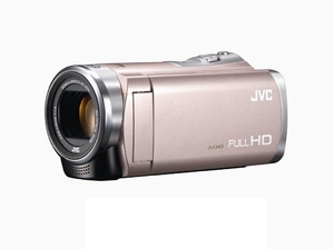 (中古品) JVCKENWOOD JVC ビデオカメラ EVERIO 内蔵メモリー16GB ピンクゴールド GZ-E355-N
