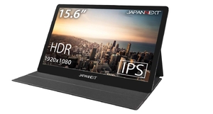 (中古品) 15.6インチ モバイルモニター JAPANNEXT 15.6型 フルHD 1920x1080 10点タッチパネル機能 薄型モバイルディスプレイ Type-C/min iHDMI スタンドカバー付き JN-MD-IPS1560TFHDR