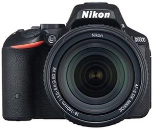 (中古品) Nikon デジタル一眼レフカメラ D5500 18-140 VR レンズキット ブラック 2416万画素 3.2型液晶 タッチパネル D5500LK18-140BK