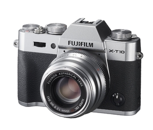 (中古品) FUJIFILM ミラーレス一眼 X-T10 レンズキット シルバー X-T10LK35F2-S