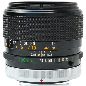 (中古品) Canon キャノン FD 100mm F2.8 S.S.C.