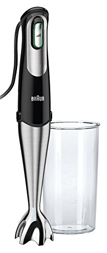 (中古品) ブラウン マルチクイック7 ハンドブレンダー ブラック/シルバー 1台2役 つぶす・混ぜる 離乳食対応 MQ700