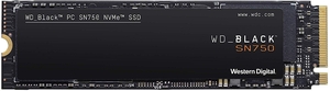 (中古品) WD 内蔵 SSD M.2 2280 / WD BLACK SN750 NVMe 1TB / ゲーム　ゲームPC　カスタムPC向け　ハイパフォーマンス SSD / WDS100T3X0C
